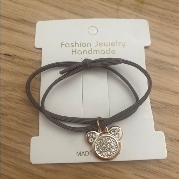 🆕Mickey Mouse Hair Accessories Elastic Ties Hair Clip Gold and Silver Set🆕 - Picture 4 of 4